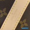 LV Keepall Bandoulière 45 (Brown Monogram Coated Canvas with Custom Stripes)