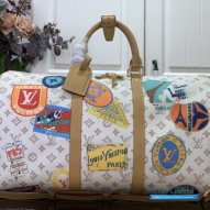 Louis Vuitton Keepall Bandoulière 45 (Monogram Dune Coated Canvas)