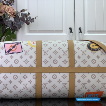 Louis Vuitton Keepall Bandoulière 45 (Monogram Dune Coated Canvas)