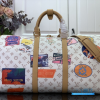 Louis Vuitton Keepall Bandoulière 45 (Monogram Dune Coated Canvas)
