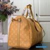LV Keepall Bandoulière 45 (Safran Yellow Monogram Heritage Coated Canvas)