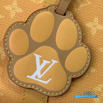 LV Keepall Bandoulière 45 (Safran Yellow Monogram Heritage Coated Canvas)