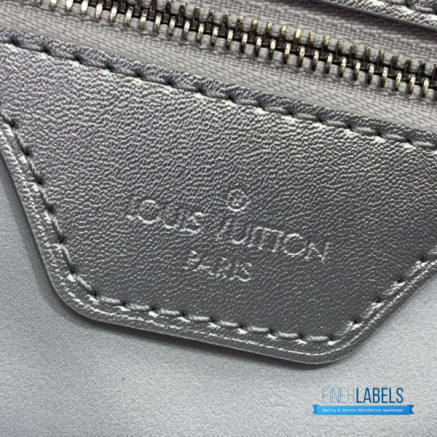 LV Keepall Bandoulière 45 (Frost Gradient Silver Monogram Nylon)