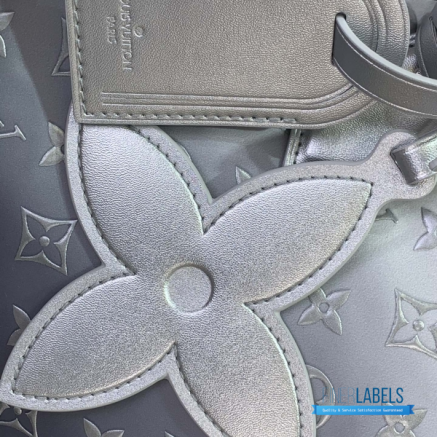 LV Keepall Bandoulière 45 (Frost Gradient Silver Monogram Nylon)