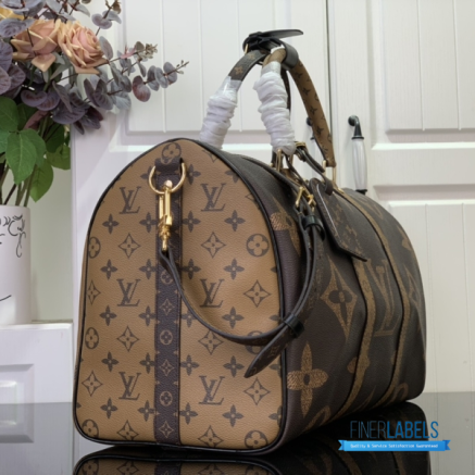 LV Keepall Bandoulière 45 (Brown Reverse Giant Monogram Canvas)