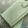 LV Keepall Bandoulière 45 (Khaki Sage Green Gradient Monogram Coated Canvas)