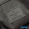 LV Keepall Bandoulière 50 (Damier Graphite Black/Gray Coated Canvas)