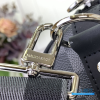 LV Keepall Bandoulière 50 (Damier Graphite Black/Gray Coated Canvas)
