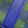 LV Keepall Bandoulière 50 (Damier Heritage Blue Green Coated Canvas)