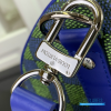 LV Keepall Bandoulière 50 (Damier Heritage Blue Green Coated Canvas)