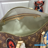 LV Keepall Bandoulière 50 (Brown Monogram Coated Canvas with Vachetta Leather Trim)