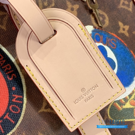 LV Keepall Bandoulière 50 (Brown Monogram Coated Canvas with Vachetta Leather Trim)