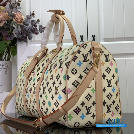 LV x Tyler, the Creator Monogram Craggy Keepall Bandoulière 45 (Vanilla Coated Canvas)