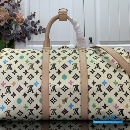 LV x Tyler, the Creator Monogram Craggy Keepall Bandoulière 45 (Vanilla Coated Canvas)
