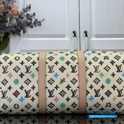 LV x Tyler, the Creator Monogram Craggy Keepall Bandoulière 45 (Vanilla Coated Canvas)