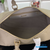 LV Keepall Bandoulière 45 (Khaki Green/Vermillion Red Monogram Canvas)