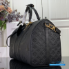 LV Keepall Bandoulière 45 (Tourterelle Monogram Empreinte Leather)