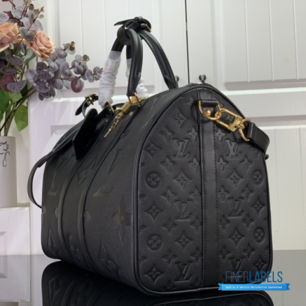 LV Keepall Bandoulière 45 (Tourterelle Monogram Empreinte Leather)