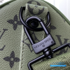 LV Keepall Bandoulière 50 (Khaki Green Monogram Coated Canvas)