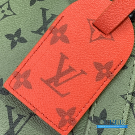 LV Keepall Bandoulière 50 (Khaki Green Monogram Coated Canvas)