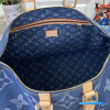 LV Keepall Bandoulière 45 (Blue Monogram Denim)