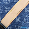LV Keepall Bandoulière 45 (Blue Monogram Denim)