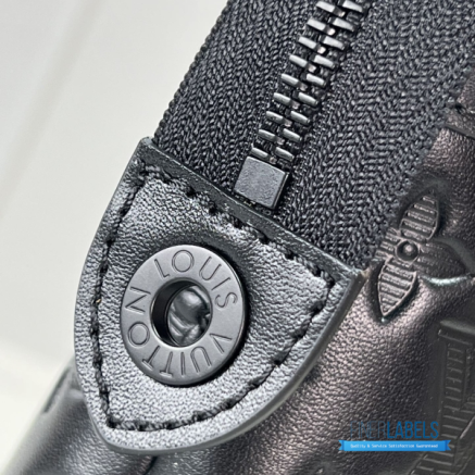 LV Pochette Voyage Souple (Black Monogram Shadow Leather)