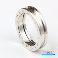 Bvlgari B.zero1 1-Band Ring (Silver 18K White Gold)