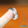 Bvlgari B.zero1 1-Band Ring (Silver 18K White Gold)
