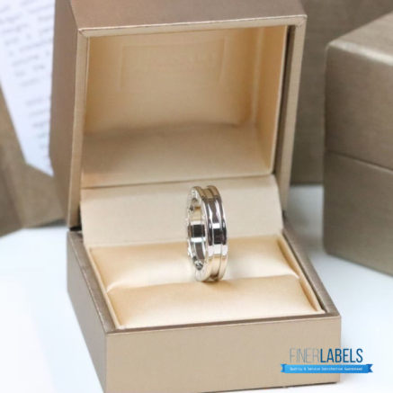 Bvlgari B.zero1 1-Band Ring (Silver 18K White Gold)