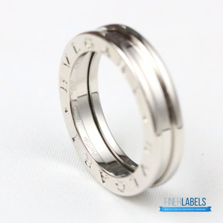 Bvlgari B.zero1 1-Band Ring (Silver 18K White Gold)