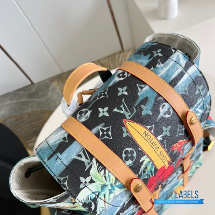 LV Christopher MM Backpack (Multicolor Monogram Surfin' Coated Canvas)