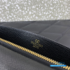 Valentino Garavani VLogo Signature Wallet With Chain (Black Grainy Calfskin)