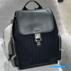 RIMOWA Never Still Flap Backpack Large (Black Canvas and Full-Grain Leather)