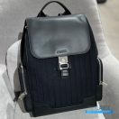 RIMOWA Never Still Flap Backpack Large (Black Canvas and Full-Grain Leather)