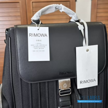RIMOWA Never Still Flap Backpack Large (Black Canvas and Full-Grain Leather)