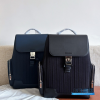 RIMOWA Never Still Flap Backpack Large (Black Canvas and Full-Grain Leather)