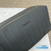 RIMOWA Never Still Leather Toiletry Bag (Anthracite Grey Grained Leather)