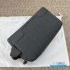 RIMOWA Never Still Leather Toiletry Bag (Anthracite Grey Grained Leather)