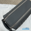 RIMOWA Never Still Leather Toiletry Bag (Anthracite Grey Grained Leather)