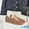 Maison Margiela Replica Leather and Suede Sneakers in Brown