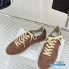 Maison Margiela Replica Leather and Suede Sneakers in Brown