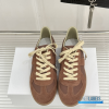Maison Margiela Replica Leather and Suede Sneakers in Brown
