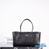 Chanel Archetype Small Shopping Tote (Black Calfskin)