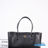 Chanel Archetype Small Shopping Tote (Black Calfskin)