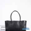Chanel Archetype Small Shopping Tote (Black Calfskin)