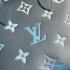 Louis Vuitton Neverfull MM (Dégradé Bleu Monogram Giant Empreinte Leather)