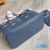 Louis Vuitton Neverfull MM (Dégradé Bleu Monogram Giant Empreinte Leather)