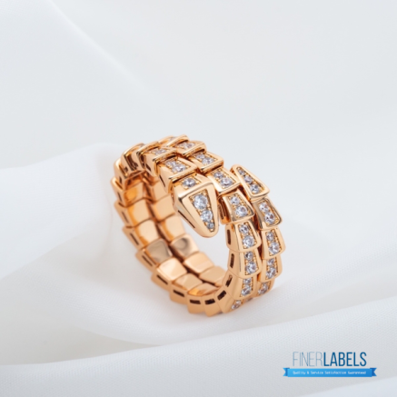 Bvlgari Serpenti Viper Two-Coil Ring