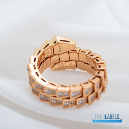 Bvlgari Serpenti Viper Two-Coil Ring